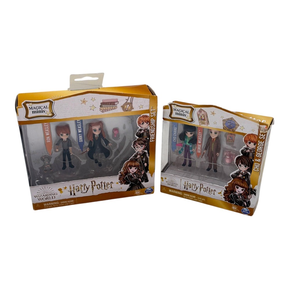 Spin Master Harry Potter Magical Minis 3 in Figure Sets‎ Lot of 2 Weasley